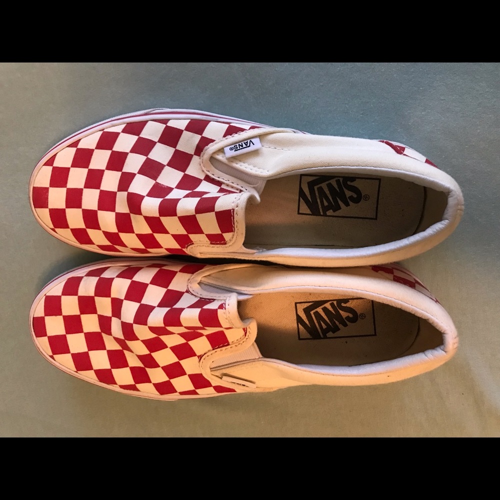 checkered vans